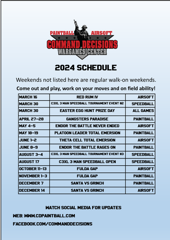Big Games 2024 COMMAND DECISIONS WARGAMES CENTER